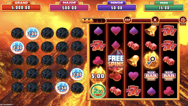 eruption blaze cashingo gameplay