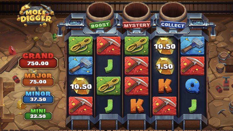 mole digger gameplay