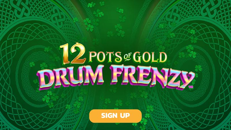 12 pos of gold drum frenzy signup