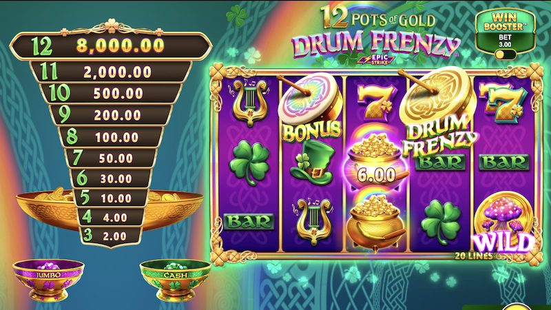 12 pos of gold drum frenzy gameplay