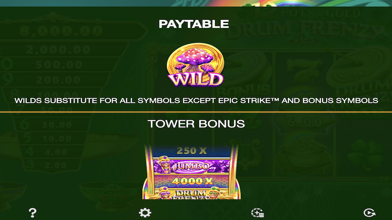 12 pos of gold drum frenzy rules